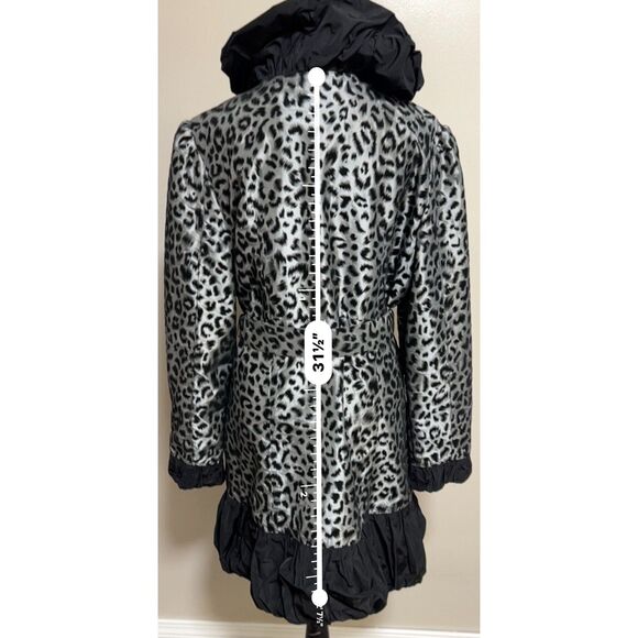 UbU pack your personality leopard print belted trench coat. Size L. - Picture 4 of 9